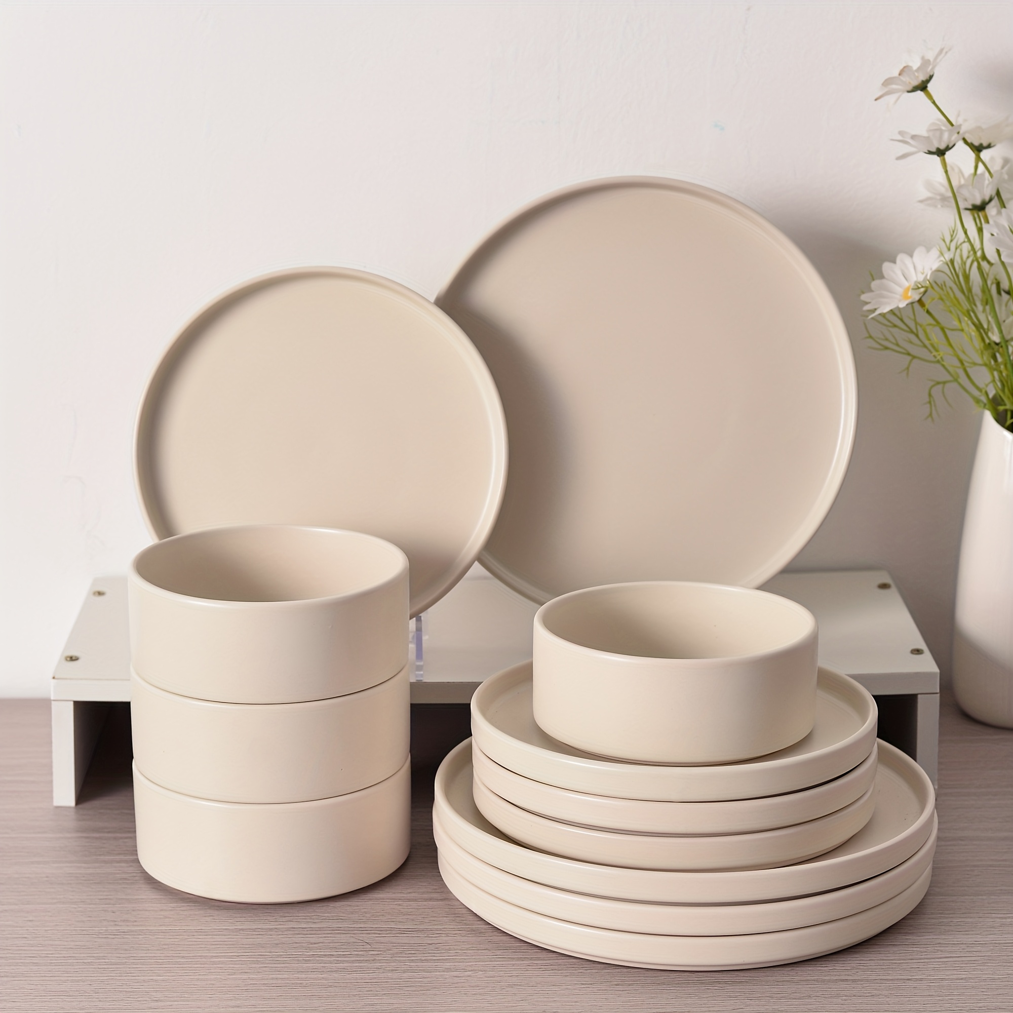 12 delars komplett middagsservis för 4 personer (service för - Temu Sweden