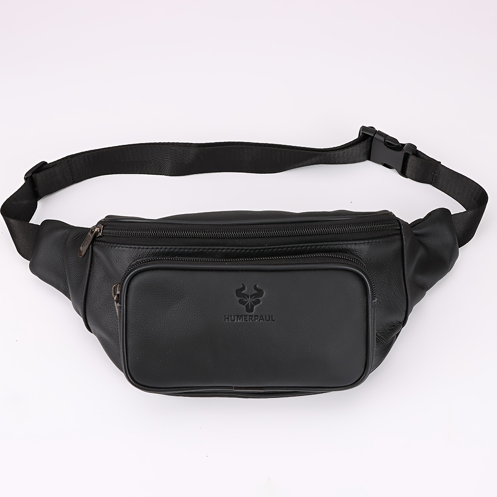 Image of ; Travel Essentials; Suitable For Travel And Genuine Leather Crossbody Bag Top Layer Cowhide Multifunctional Travel Chest Bag Retro Crossbody Bag Shoulder Bag Backpack Mobile Phone Waist Bag