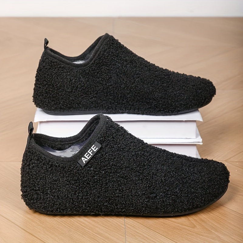 Image of Men'- Slippers - Breathable, Non-slip Rubber Sole For Indoor/outdoor Use In Fall & Wintersuitable For