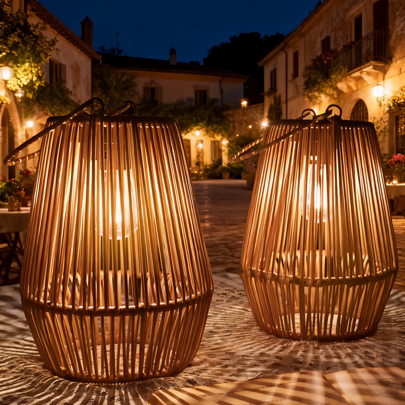 E-shop Solar-Laternen, Solar-Laternen als Geschenk für Damen für den Außenbereich, Hängelichter, Außenlampe, Lichter-Dekoration für Garten, Hof,