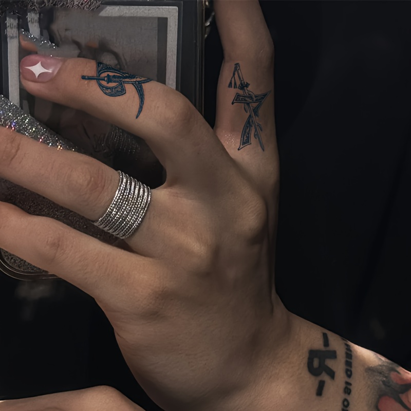 Kiga Tattooset 50-tlg. Tattoosticker Temporäre Körperkunst | Handelsagentur