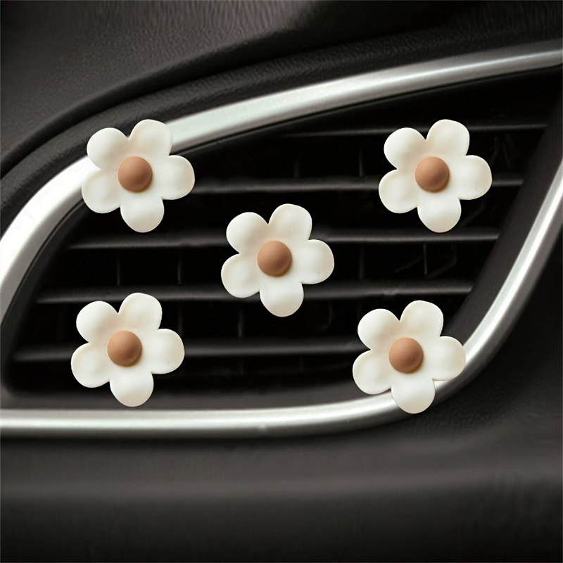 

5pcs Cute , Car Vent Clip Decoration, Car Air Conditioning Flower Decoration