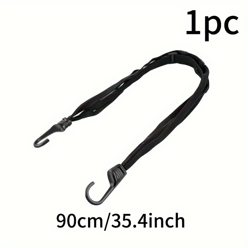 TEMU Sangles de loquet de porte élastiques améliorées de 35,43 pouces - Attaches de clôture à boucle à crochet pour clôtures à chevaux et portails de