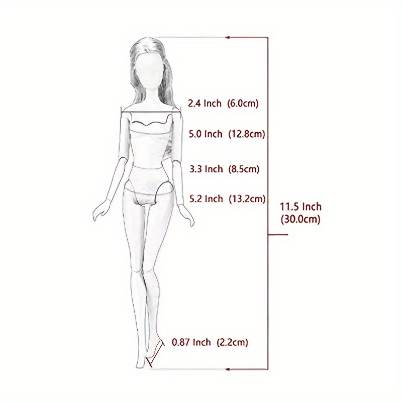 👗 51 Piezas De Ropa Y Accesorios Para Muñecas De 11,5″ – Vestidos, Zapatos, Bolsos Y Joyas – Estilos Surtidos