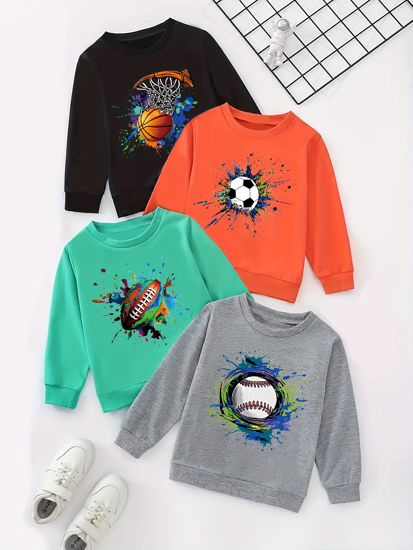 felpe sportive a tema bambini confezione Temu Italy