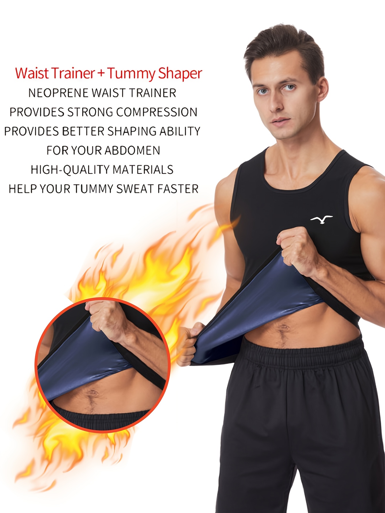 perspiration shaper sauna vest men women neoprene Temu United