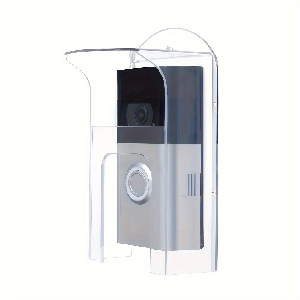 

Ring Doorbell Weatherproof Cover - Transparent Acrylic, Models (1/2/3/4/2020/pro/pro 2)