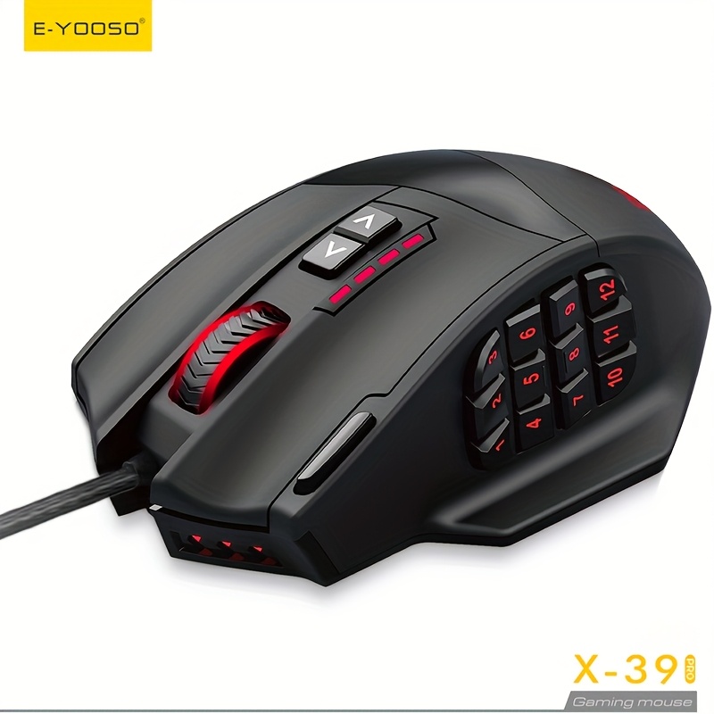 gaming mouse with side buttons sold on Temu Australia