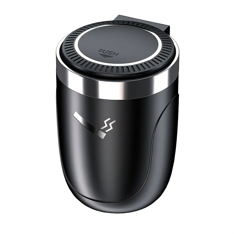 Multi-Functional Car Ashtray with Lid