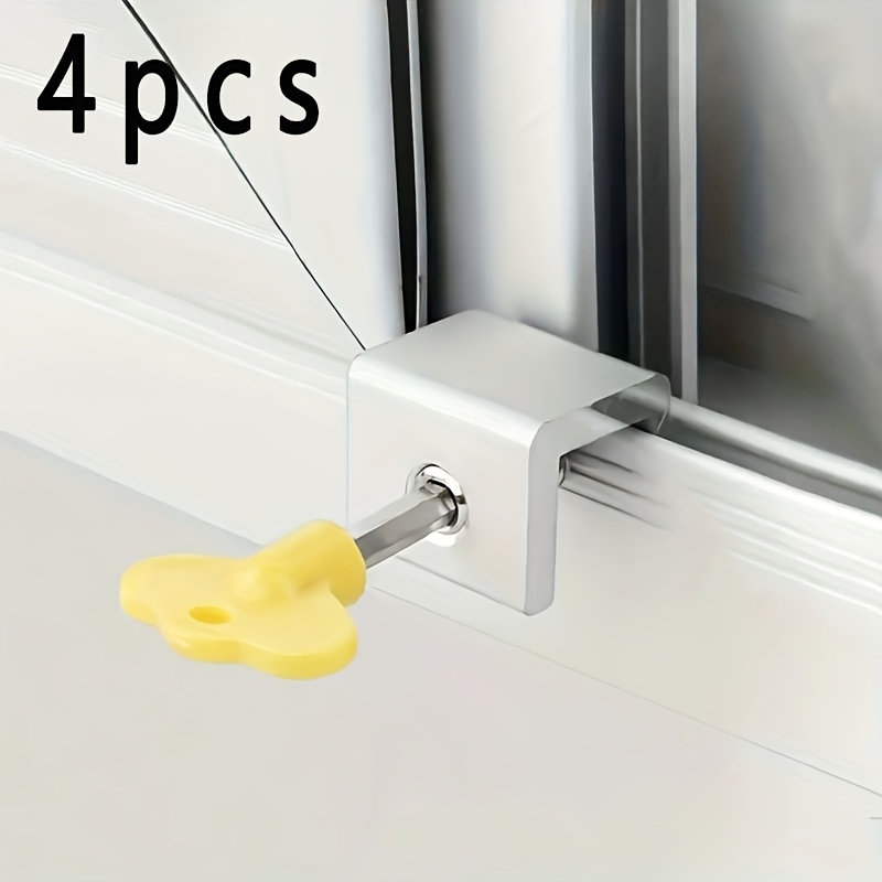 Sliding Window Locks with Key, Aluminum Alloy Security Lock