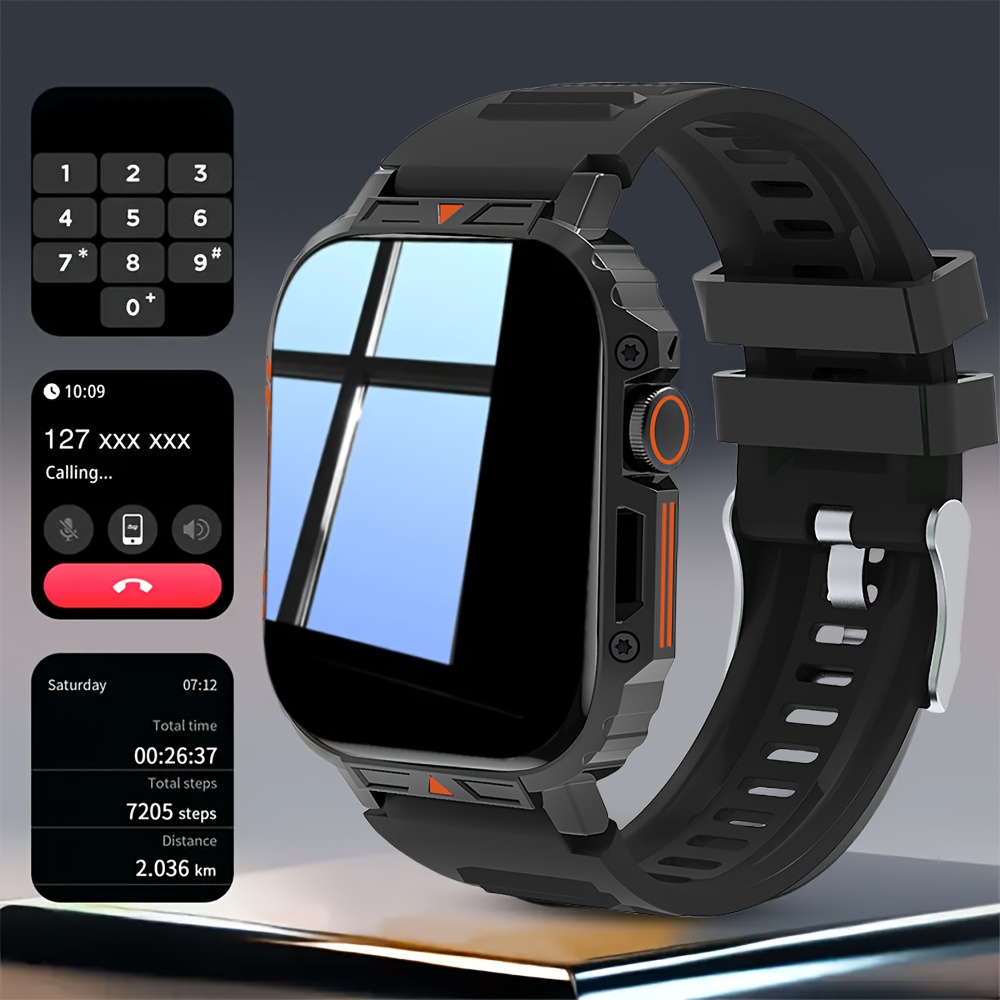 Image of 2025 Fashion Smartwatch | Full Touchscreen | (answering/making Calls) Wireless Call Smartwatch With Step Counter/music Control/multiple /alarm/compatible With Iphone And Phones, For The (black)
