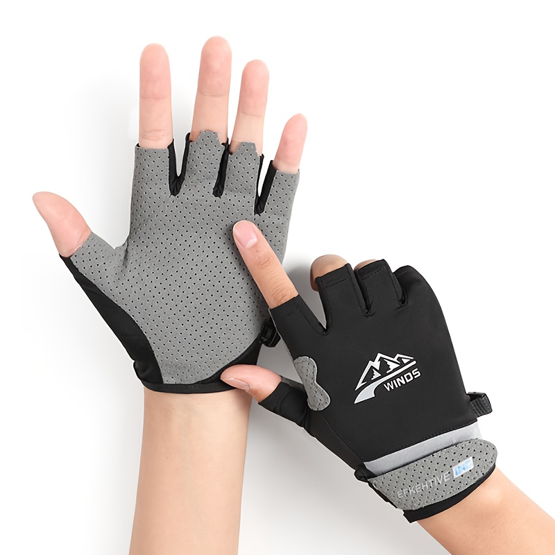E-shop 1 Paar Unisex Sporthandschuhe Angelhandschuhe Atmungsaktiv