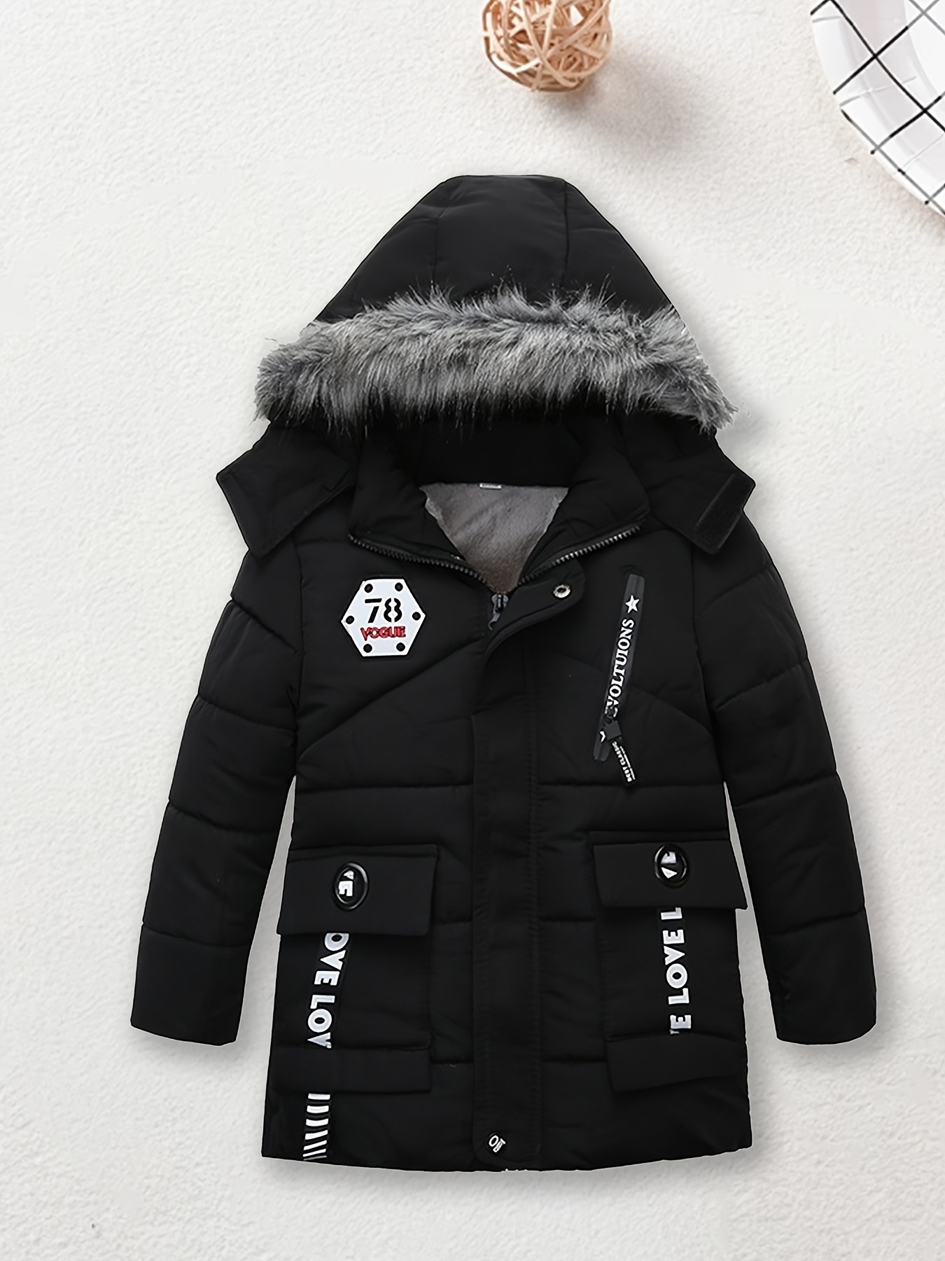 Trespass Heddar Giacca invernale calda imbottita impermeabile con cappuccio staccabile Unisex - Bambini e ragazzi