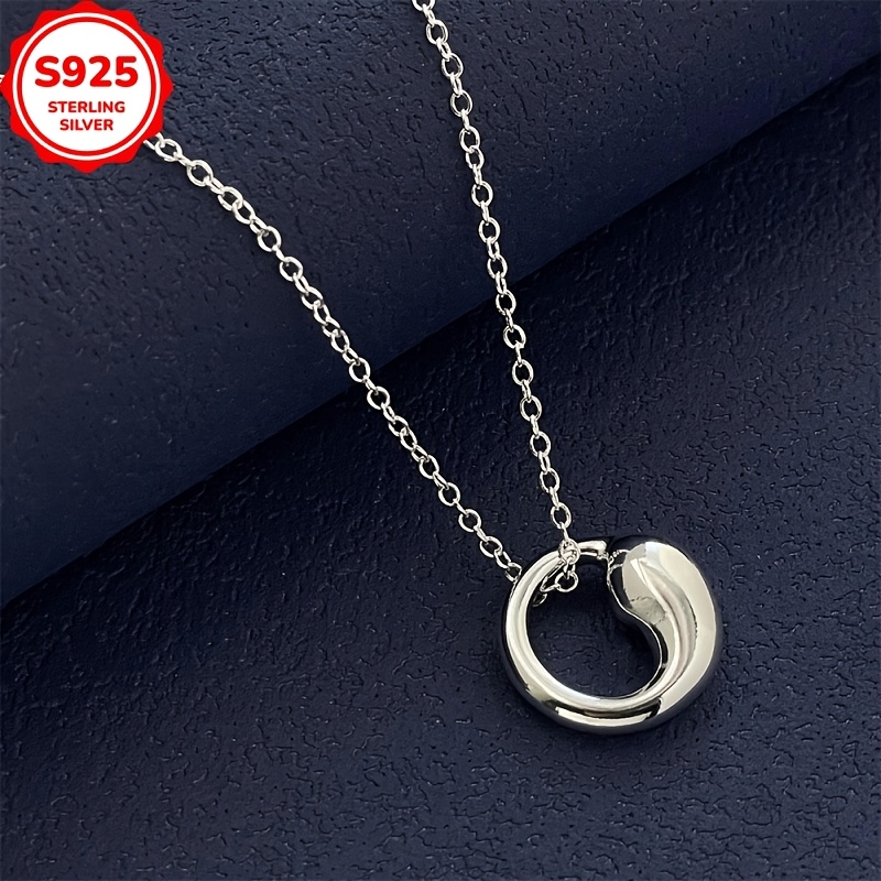 Low Allergy Semi Circle Necklace for Women's Gift