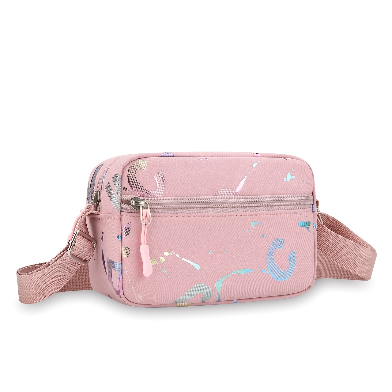 TEMU Nueva Bolso Deportivo de Moda para Teléfono, Bolso de Casual, Bolso Cruzado de Mujer, Bolso Pequeño de Nylon , de Mujer
