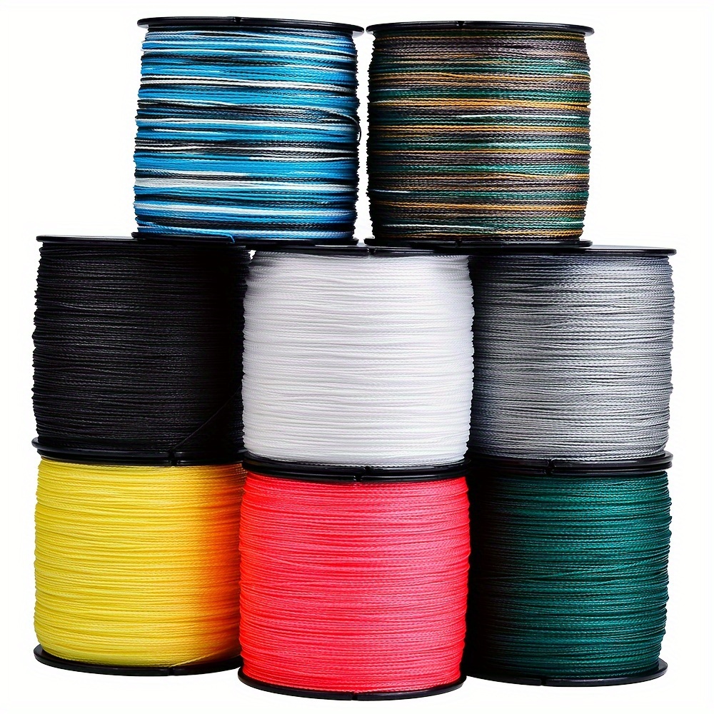 Proberos Braided Fishing Line - 300M/328YDS, 4-Strand PE Multifilament, with a Super Strong Tension Value of 2.72-36.29KG, Designed for Smooth Long-Distance Casting And High Resistance to Abrasion.