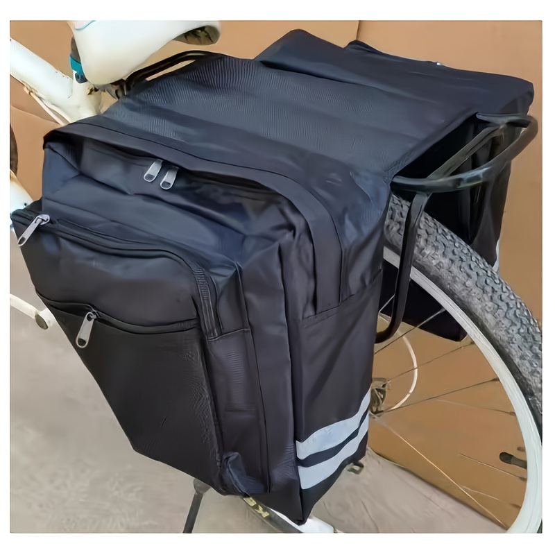 E-shop Spdjumper Schwerlast Fahrrad Gepäckträger Tasche – Fahrrad Hecktasche mit großem Fassungsvermögen, verstellbarem Riemen, reflektierenden