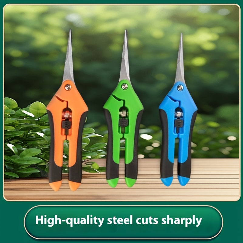 stainless steel pruning shears for harvesting fruits scissors for grape pruning and tools for picking vegetables and fruits