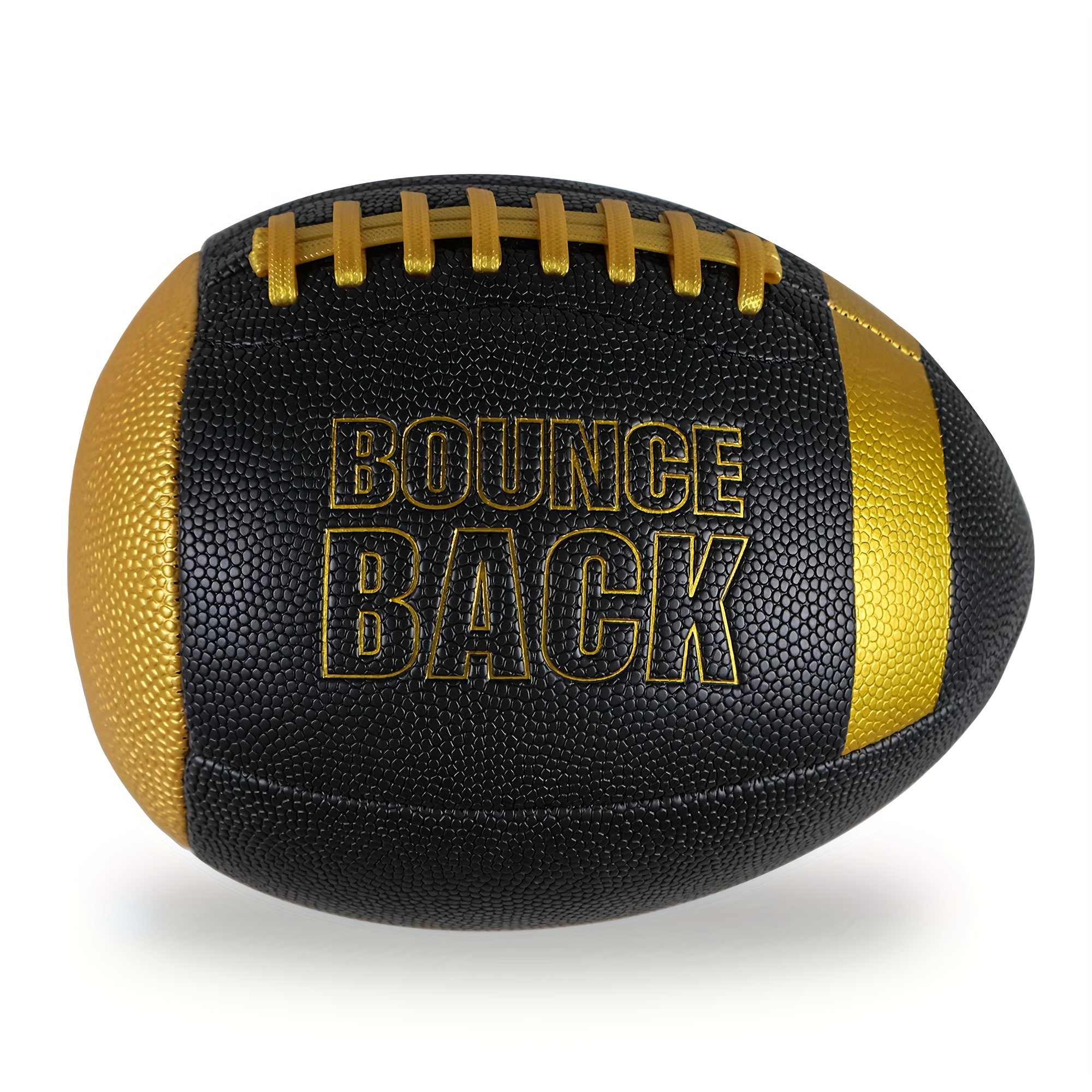 

1pc Size 9 Football - Black & Golden, Launcher For Training, Enhances Pass-catching Skills