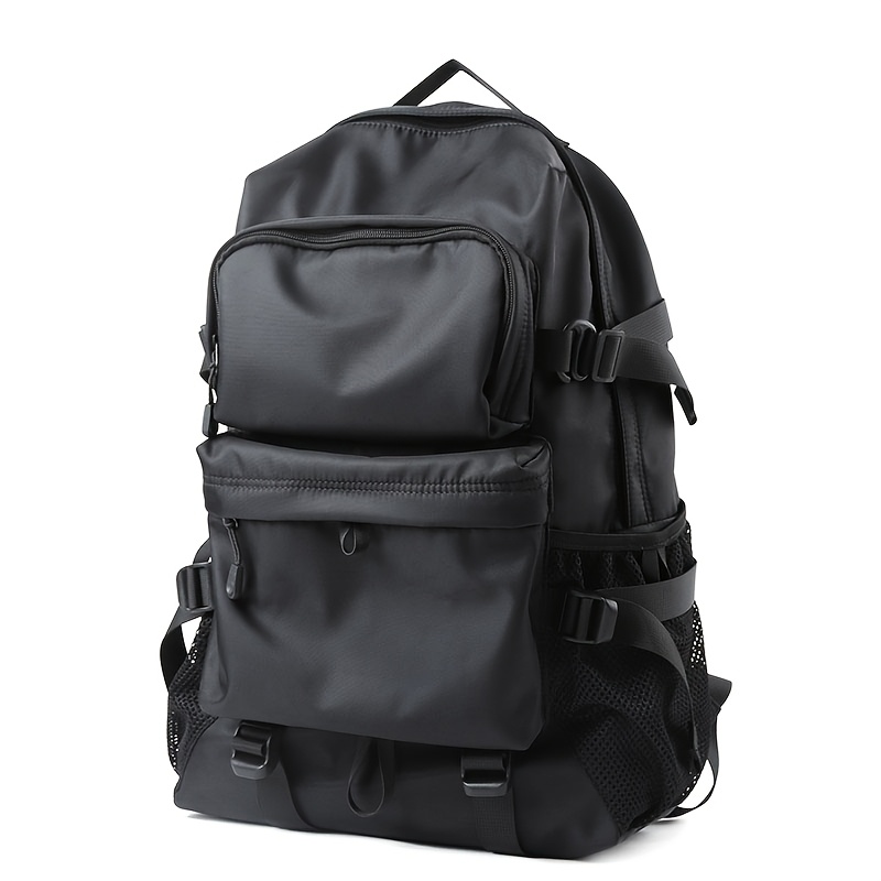 TEMU Men's & Teen Large Capacity Backpack Suitable For Junior High School, College Student School Backpack With Adjustable Straps, Travel Bag, Casual