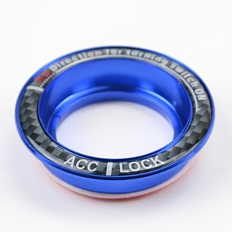 E-shop Zündschlüsselloch Schalter Ring Abdeckung Trim für 2005-2017 Ford Focus Mk2 Mk3 2013-2017 Escape Kuga Fusion , Zündschlüssel Abdeckung,