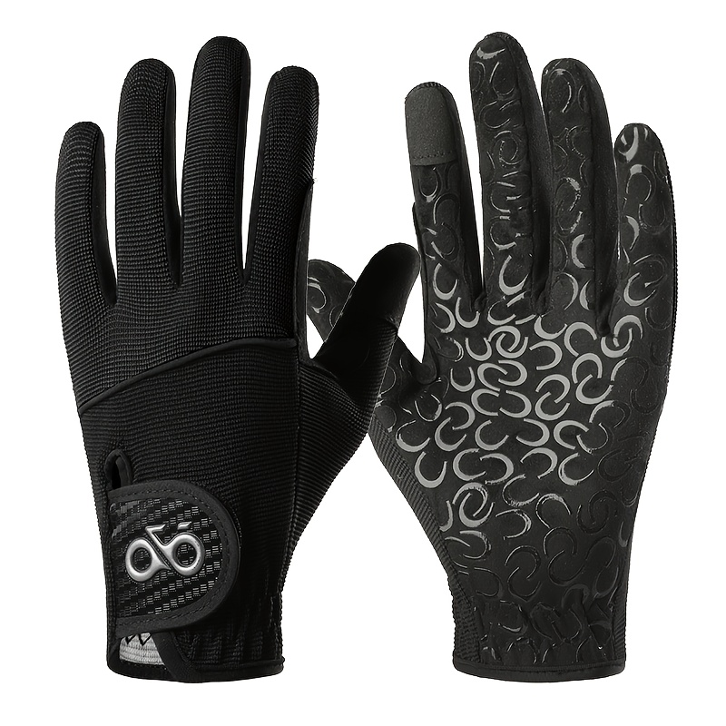 TEMU A Pair Of Women's Breathable Mesh Riding Gloves D451 Lightweight And Comfortable Summer Gloves/elastic Polyester Fabric/hand Washable/equestrian
