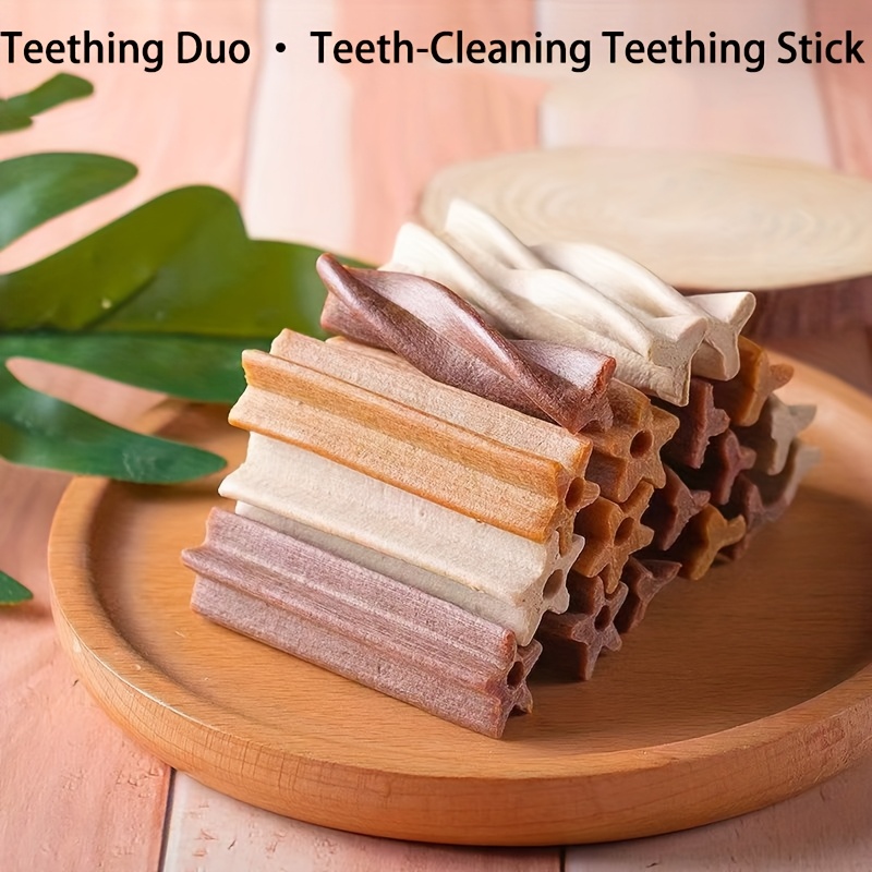 Image of 18pcs Eeth Cleansing Bone Dog Tooth Stick Pet Toy | All Varieties And Sizes, Teeth Health Chewing Toy Stress (non-toxic Safety Materials)