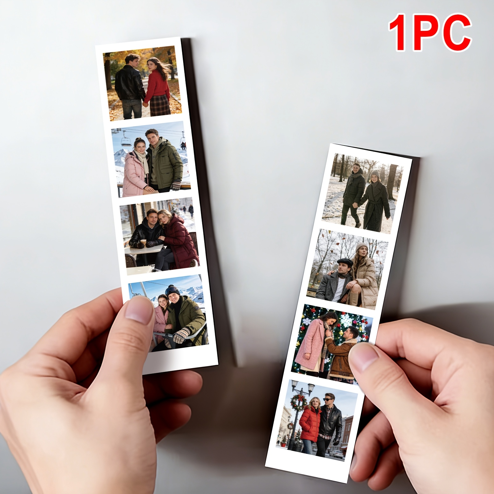 E-shop 1/2/3/5 Stk. personalisierte Foto-Kühlschrankmagnete, geeignet für verschiedene Anlässe: Feiertagspartys, Weihnachten, Halloween, Ostern,