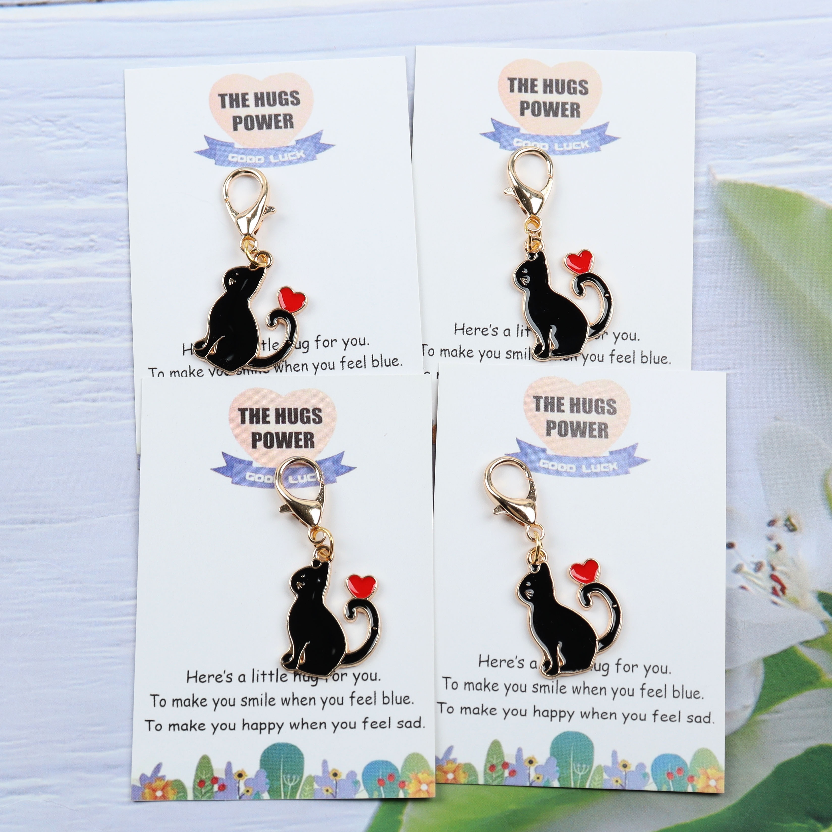 

4pcs Keychain Set - Personalized Bag Wallet , & , For Women & , 's Day, New , , , , , Alloy , No Required,