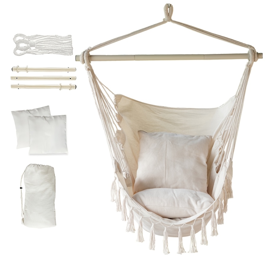   a foldable outdoor garden furniture hanging chair swing chair egg roll chair bohemian style suitable for outdoor courtyards for garden use