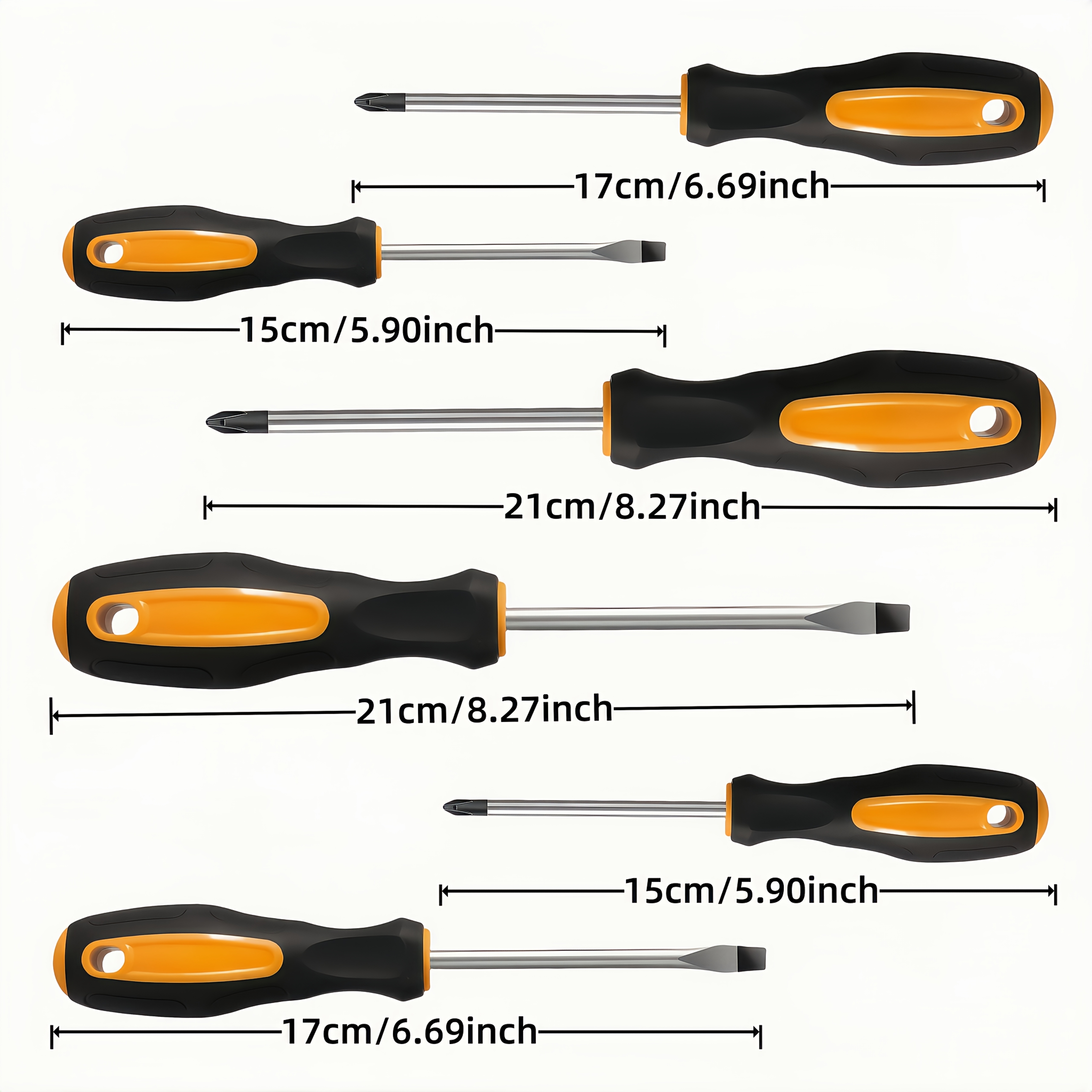 anthropometric magnetic screwdriver set with anti slip handle tamper proof anti static strong   single   and phosphated steel head style phillips and flathead screwdrivers ideal for professional industrial maintenance durable home use suitable for household auto repair and industrial work Product details 2