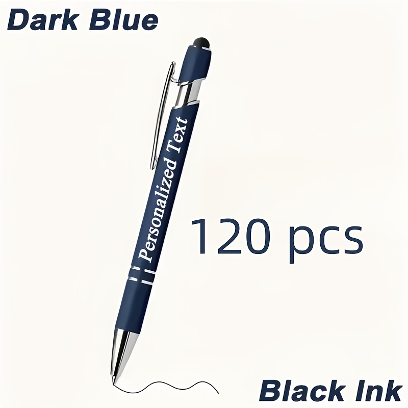 120pcs Customizable Metal Ballpoint Pen Set