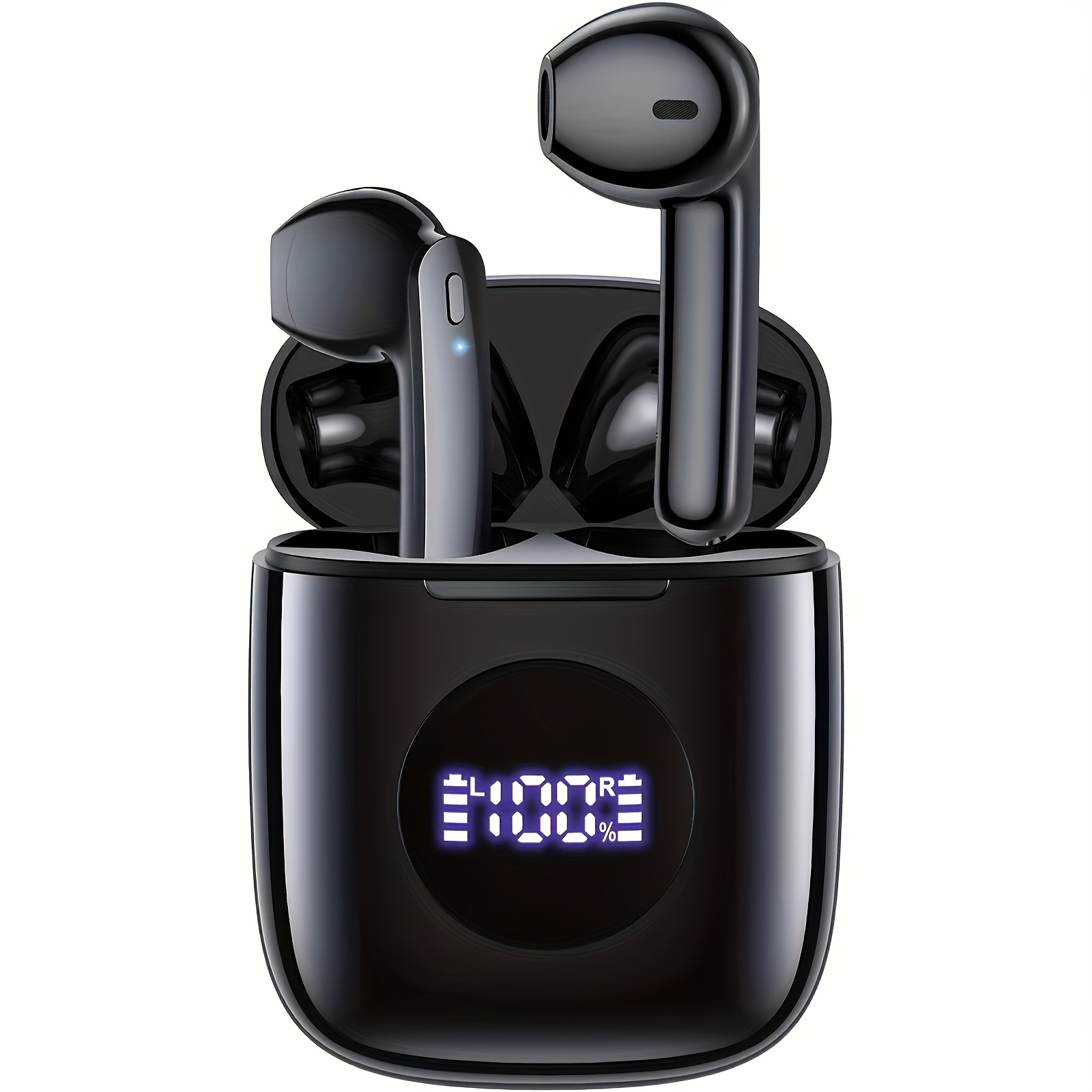 

Wireless Earbuds 60h Display Earbuds With Wireless Charging Case, In Ear Earbuds With Microphone, Suitable For Smartphones, Laptops, Tvs, Computers, Sports