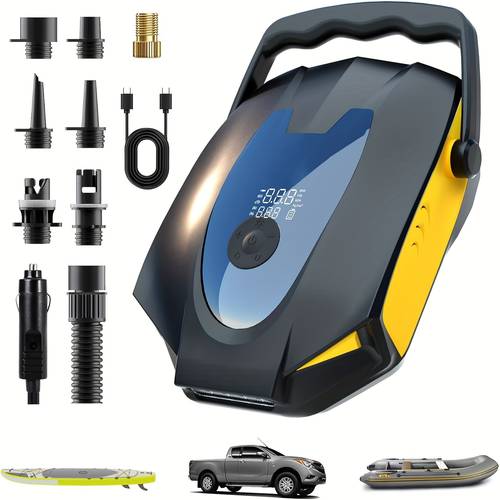 item picture 1 paddleboard inflator pump 50psi high built in 7500 suitable for paddleboards kayaks air mattresses tire inflation kayak and car tire dual purpose