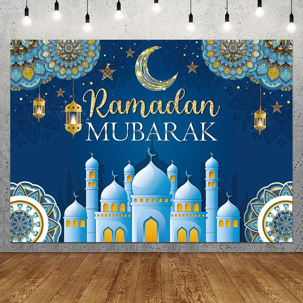 Decorazioni Colorate Della Luna Del Ramadan E Della Moschea