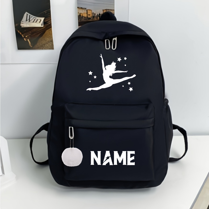 TEMU 1 Customizable, High-quality, Spacious, And Lightweight Backpack Designed For Sports, Featuring A Solid Color And A Easy, Cute, And . It