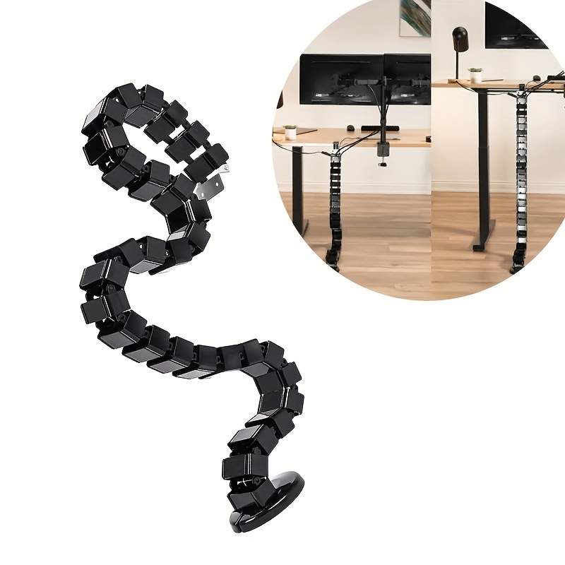 

1pc Snake , Plastic Organizer, Articulated For Desk And