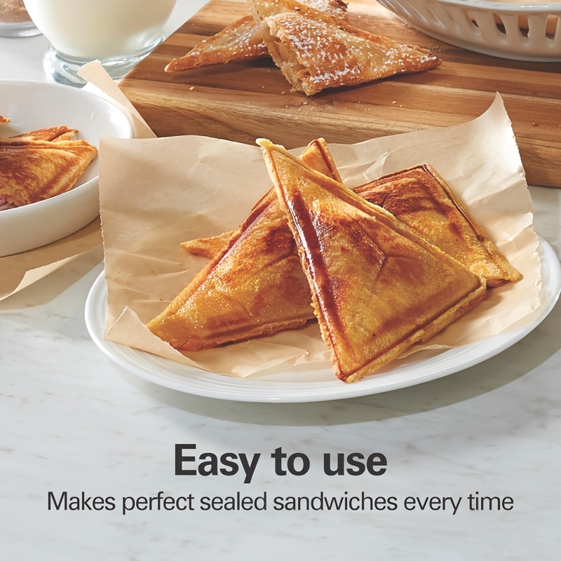 double sided non stick sandwich maker and frying pan plate bread panini machine 750w portable design suitable for camping breakfast grilled toast omelets etc quick heating   handle easy to   resistant material