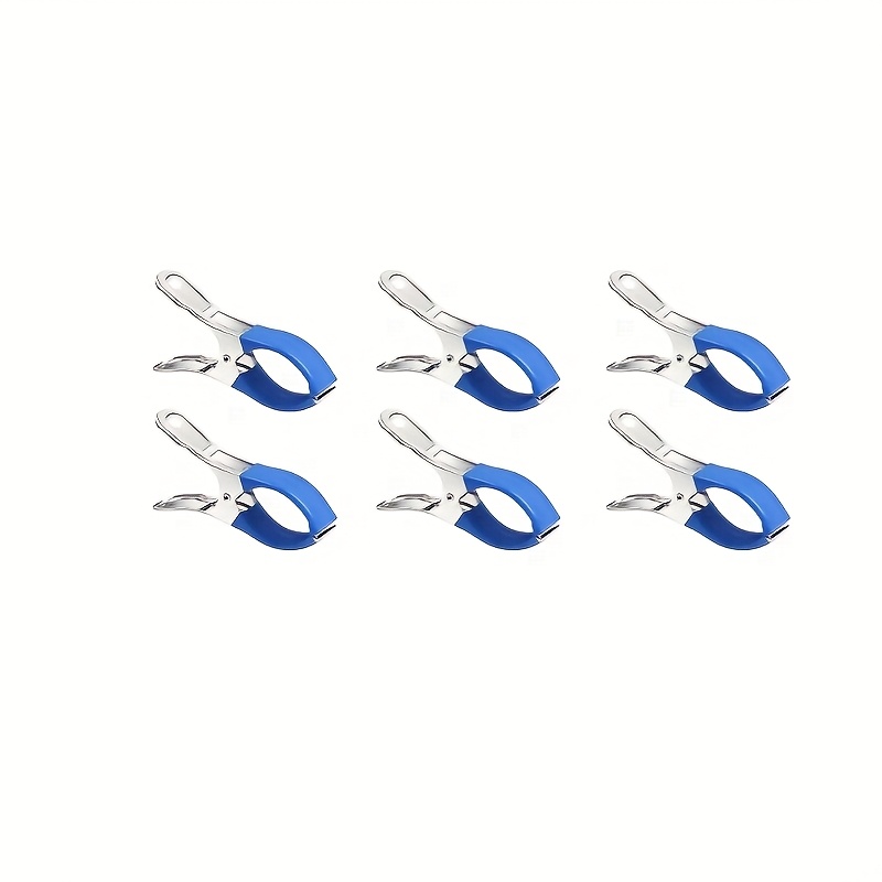 

6pcs Set Of Above-ground Pool Cover Clips, Stainless Steel Pool Cover Clips, Above-ground Pool Cover Windproof Clips