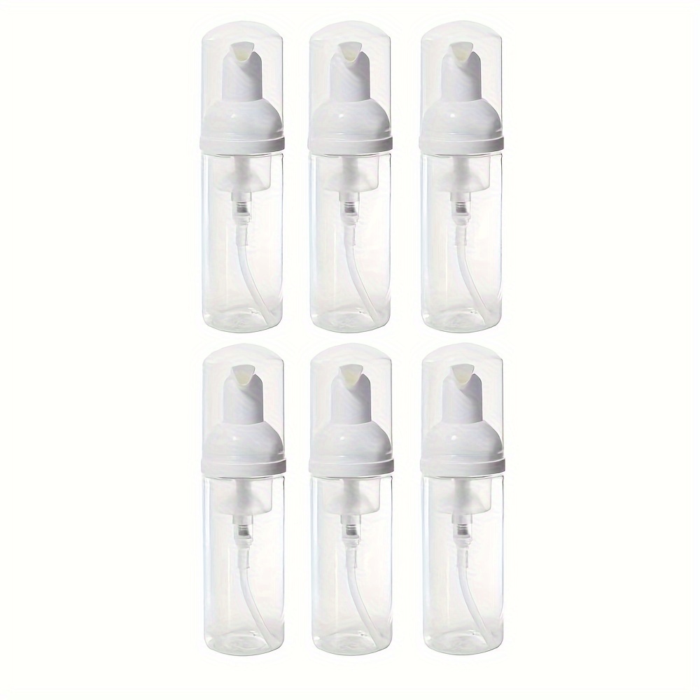 

12 Pcs Empty Bottle Travel Soap Bottle | Plastic Foam Dispenser Bottle | Mini Foaming Soap Pump Dispenser For Cleaning, Travel, Cosmetics Packaging (50 Ml)
