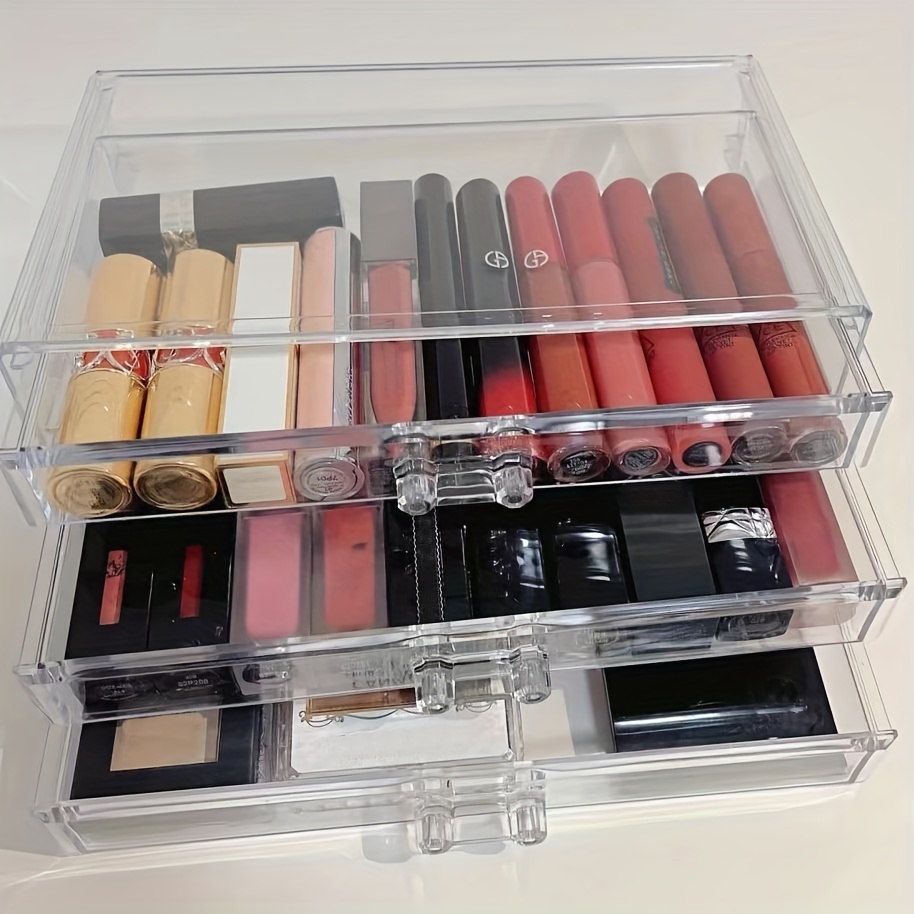 Cajón Organizador Maquillaje Caja Organizadora Brochas - Temu