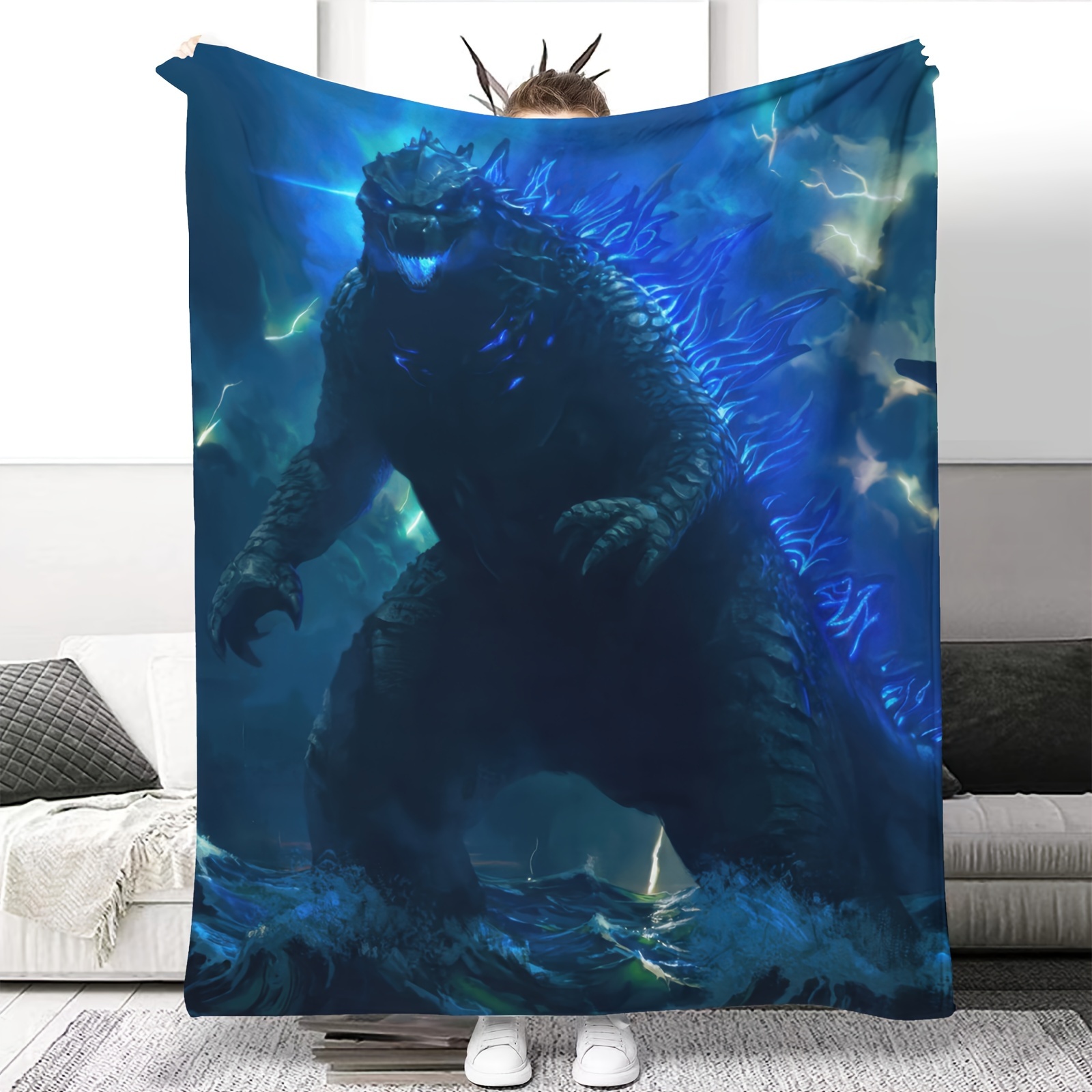 

- Blanket - Of The Monsters , & , For , Bed, , And -