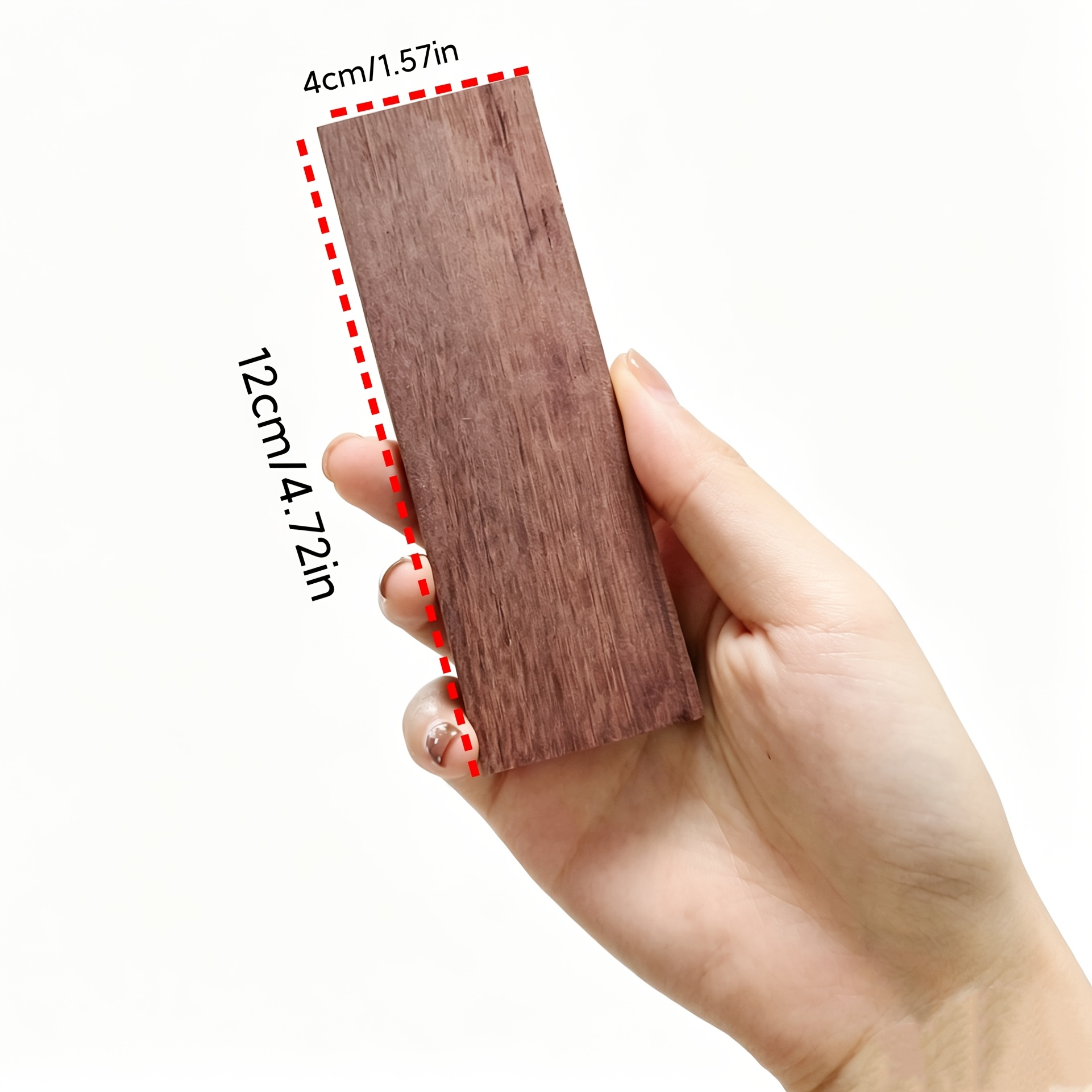 Image of 2pcs Wood Lumber - Rare Hardwood For Woodworking Turning, Jewelry Making - Wood For Craft Projects, Laser Cutting And Inlay