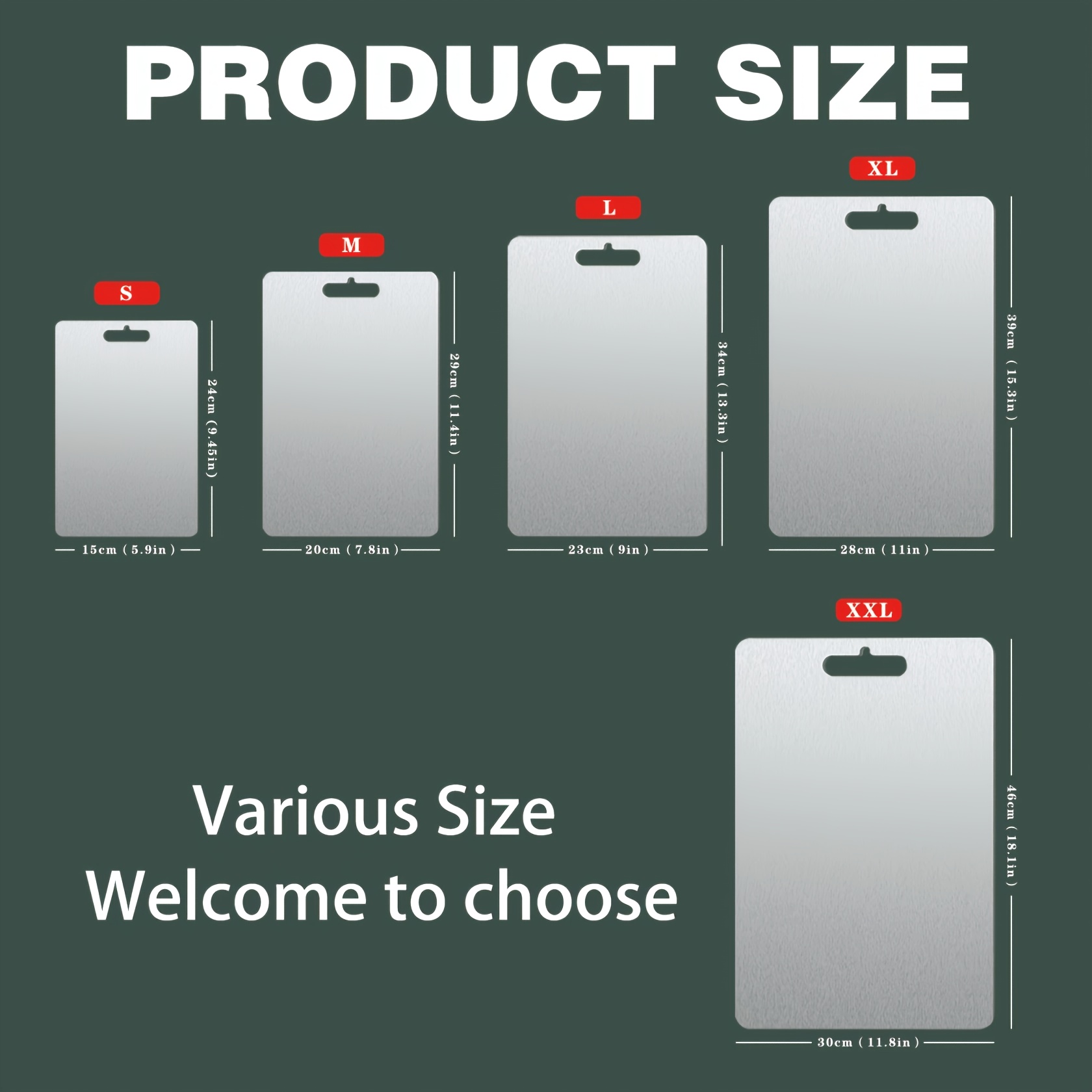 High-Quality Titanium Cutting Board for Kitchen and Restaurant Use