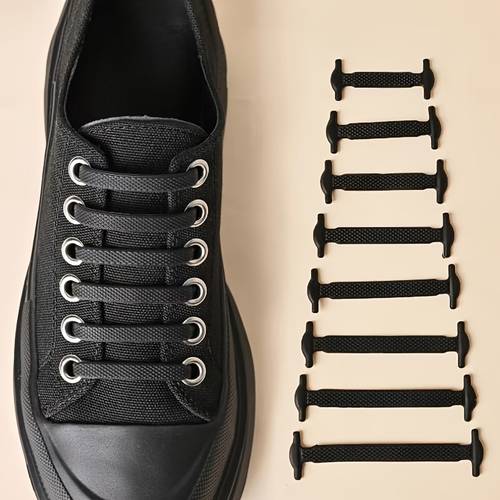 2 pack no tie shoelaces pack 1 16 elastic shoelaces with t shaped fasteners features quick locking easy on off comfortable and lightweight wear resistant no installation sneaker laces for daily casual wear suitable for sneakers
