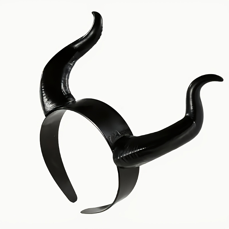 TEMU Serre-tête 1 pièce avec cornes de petit , bandeau à cornes de veau , décoratif, accessoire de déguisement pour bal d'année, spectacle ou