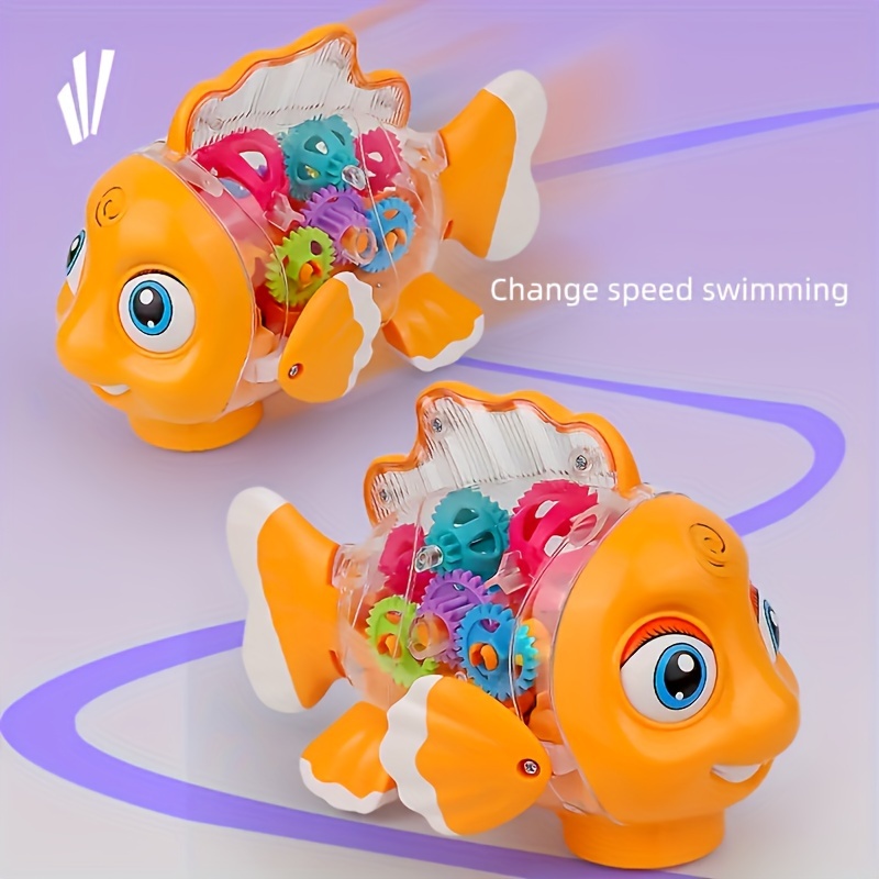 

Electric Rocking Fish Toy, Fun Led Fish With Beautiful Melodies And Exciting Games, A Creative Birthday Gift For Children, Does Not Include Batteries