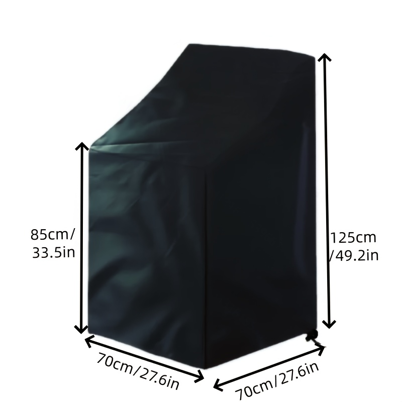E-shop Nur . Bezug für Einzelsessel, Stuhlhülle für Zuhause 70*70*85/125cm, UV-beständig, für Innenhof, Außenbereich, Schule, mit Kordelzug unten für