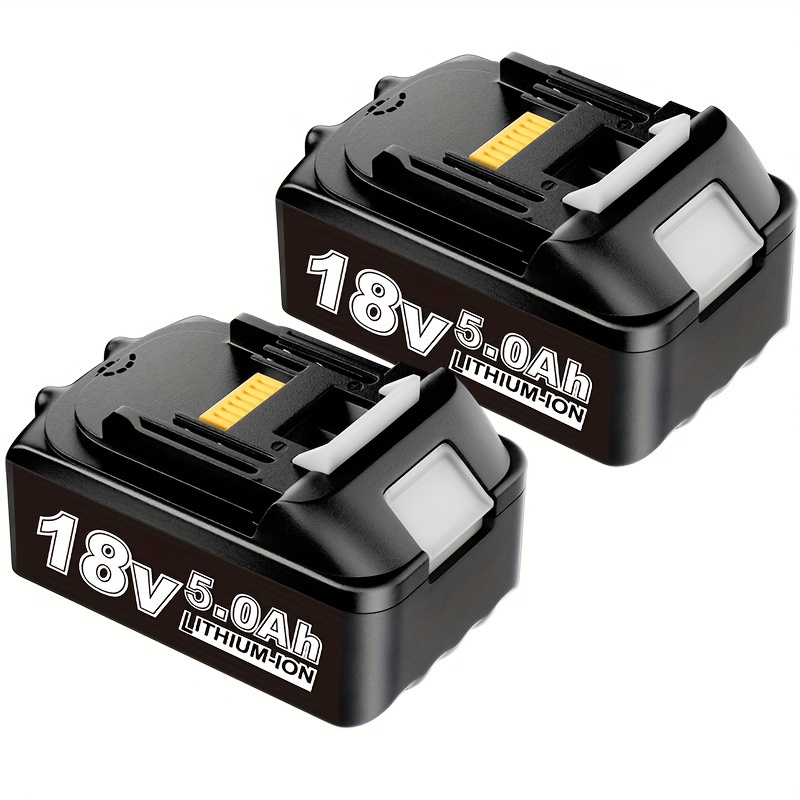 

[18 Volt 5.0ah Bl1850] 1pack/ 2packs Replacement Battery For Makita 18v Battery Lithium Bl1860 Bl1850 Bl1845 Bl1840 Bl1830 Bl1820 Bl1815 Bl1860b Battery Compatible With Makita 18v Charger