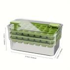 ice maker with lid food grade homemade tray large capacity storage box for home refrigerator push type ice storage and ice making deicing magic freezer replacement container